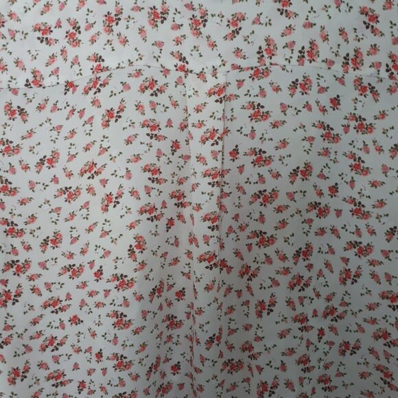 Guess tie-neck rosebud-print blouse - Picture 8 of 10